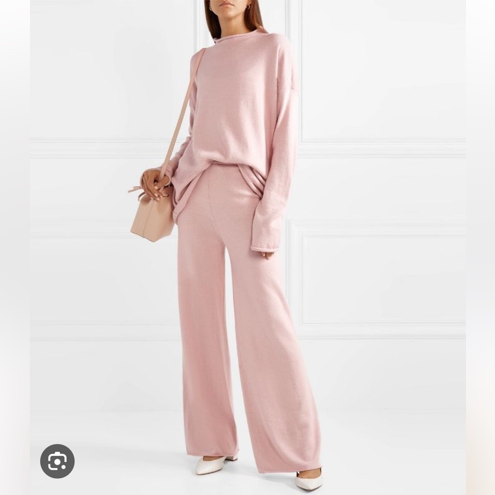 Mansur Gavriel | Alpaca Silk Knitted Pant - Rosa